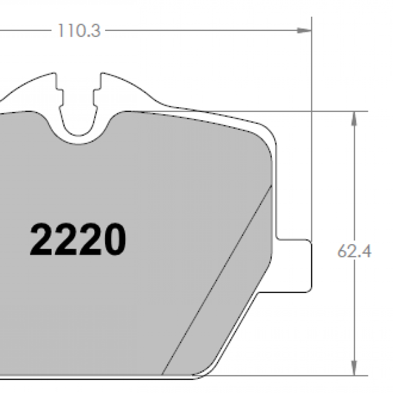 ABS-friendly for rear axles. Race brake pads - Toyota Supra Mk 5 (2019-)
rear brake pads